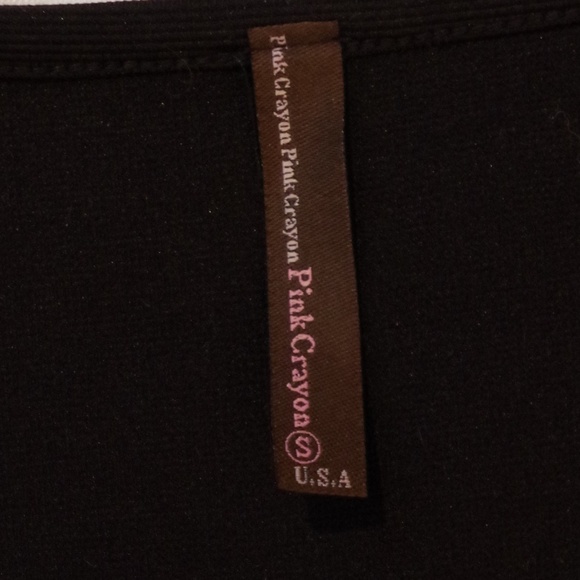 Pink Crayon Black/White 1960s Mod Style Mini Dress- Sz. Sm - Picture 3 of 3